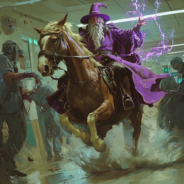 There's a Horse Loose in a Hospital